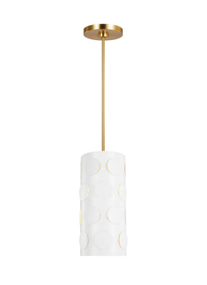 Visual Comfort Studio - KSP1011BBS - One Light Pendant - Dottie - Burnished Brass