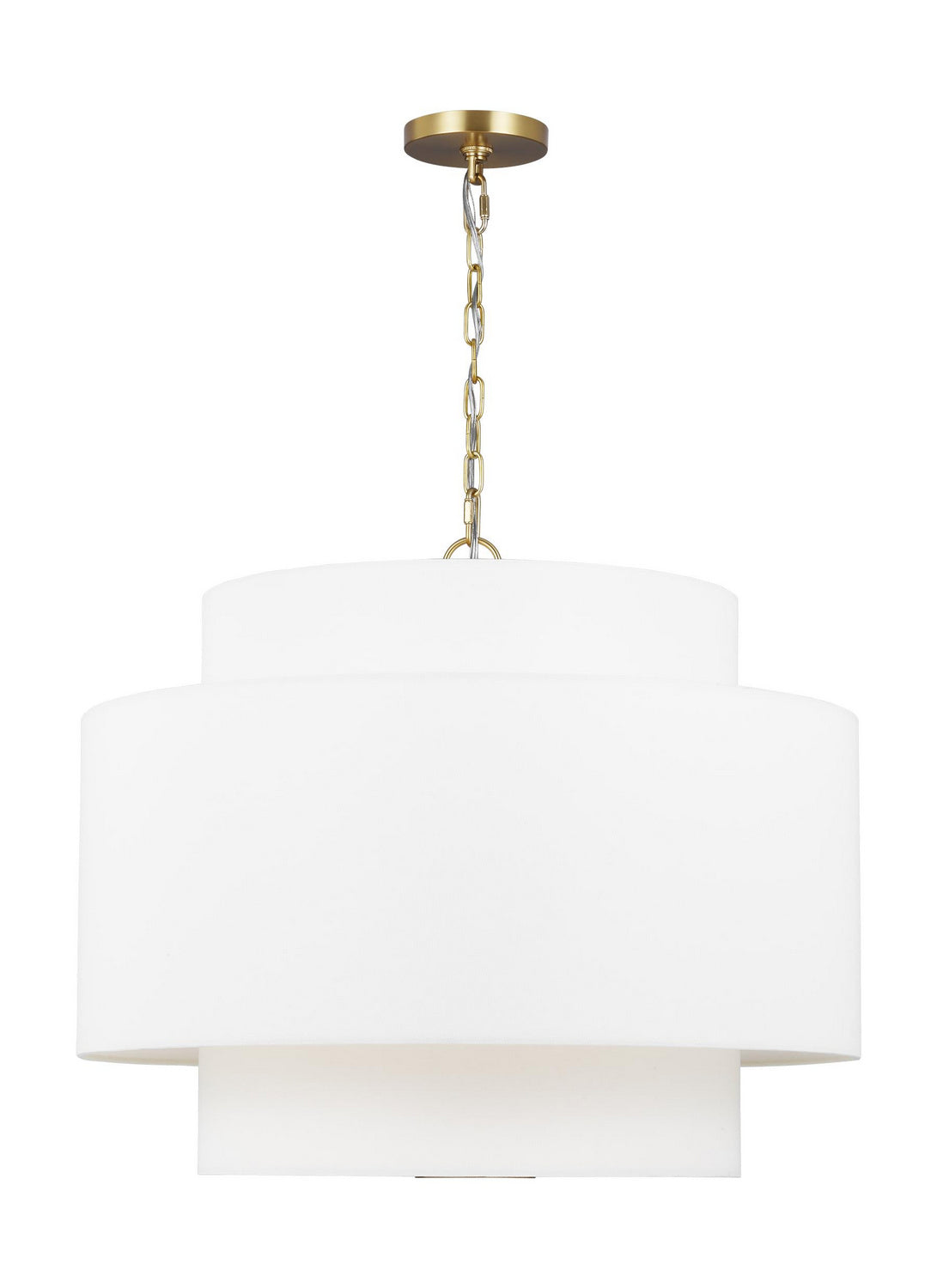 Visual Comfort Studio - KSP1043BBS - Three Light Pendant - Sawyer - Burnished Brass