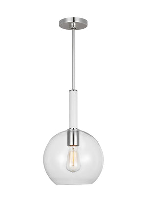 Visual Comfort Studio - KSP1061PNGW - One Light Pendant - Monroe - Polished Nickel