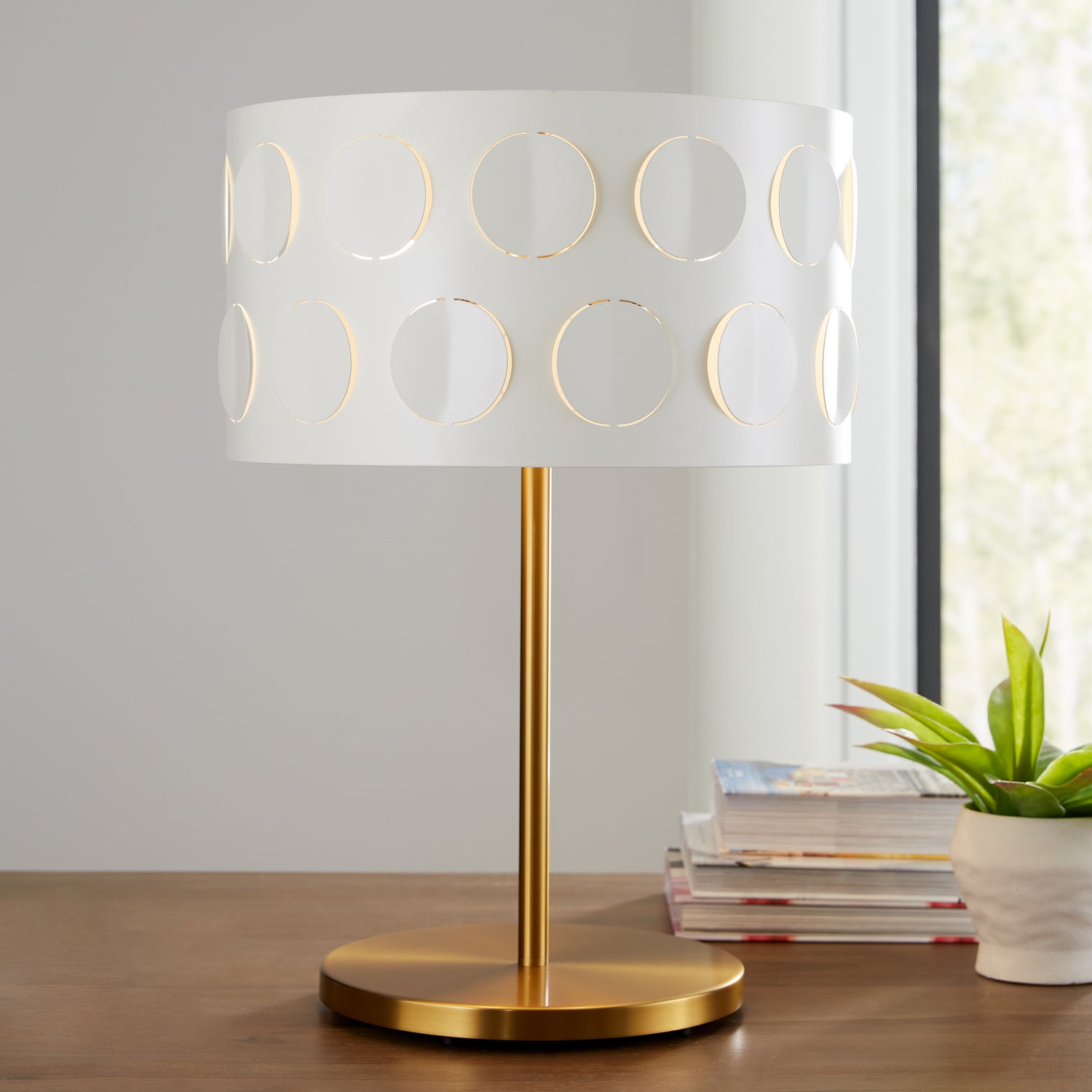 Visual Comfort Studio - KST1002BBS1 - Two Light Desk Lamp - Dottie - Burnished Brass