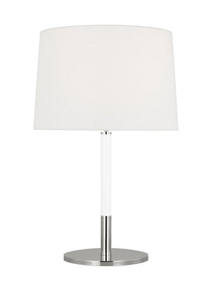 Visual Comfort Studio - KST1041PNGW1 - One Light Table Lamp - Monroe - Polished Nickel