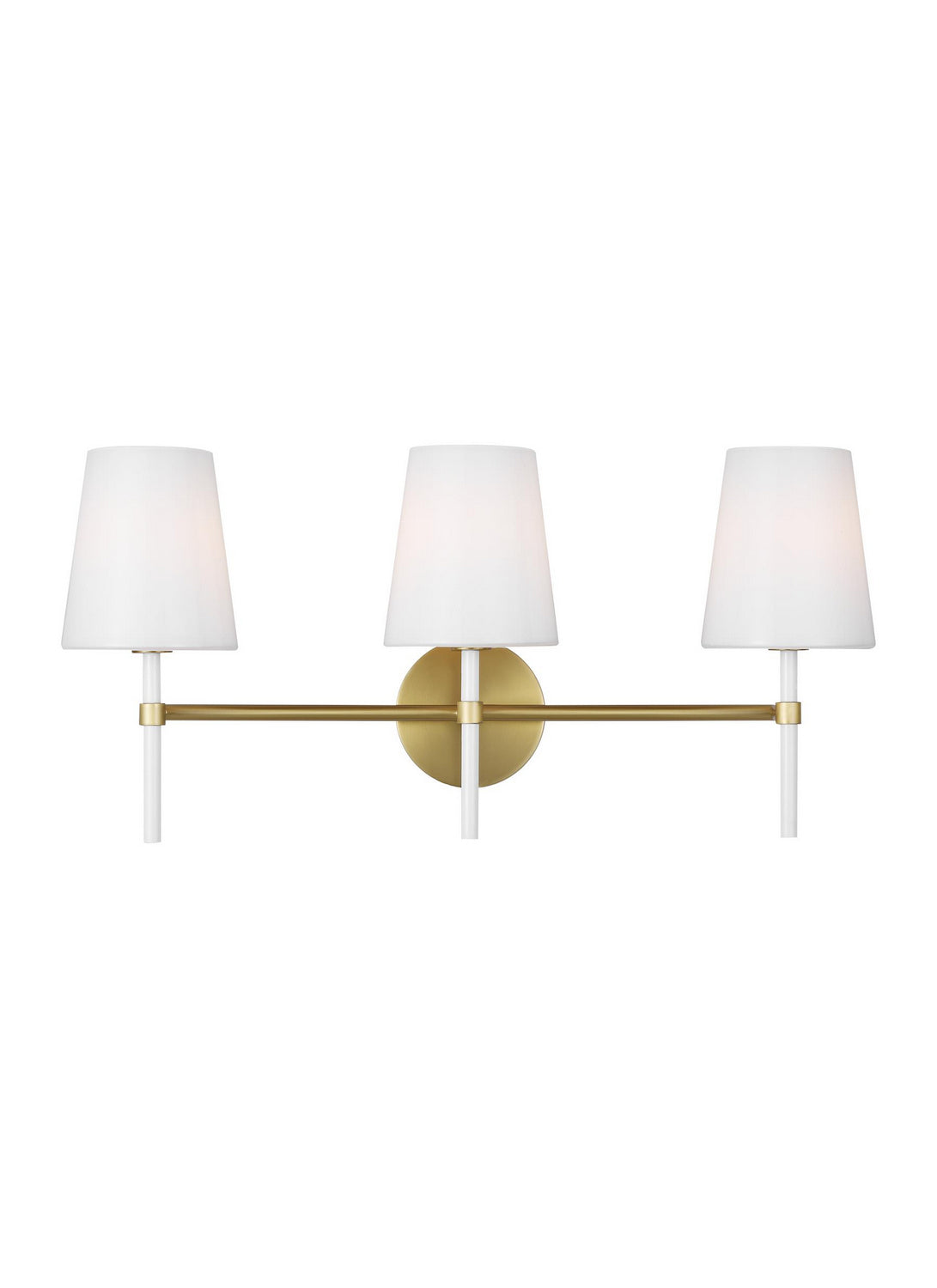 Visual Comfort Studio - KSV1013BBSGW - Three Light Vanity - Monroe - Burnished Brass