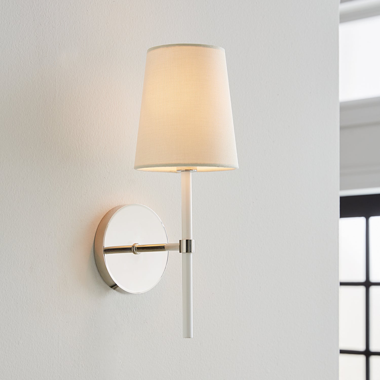 Visual Comfort Studio - KSW1081PNGW - One Light Wall Sconce - Monroe - Polished Nickel