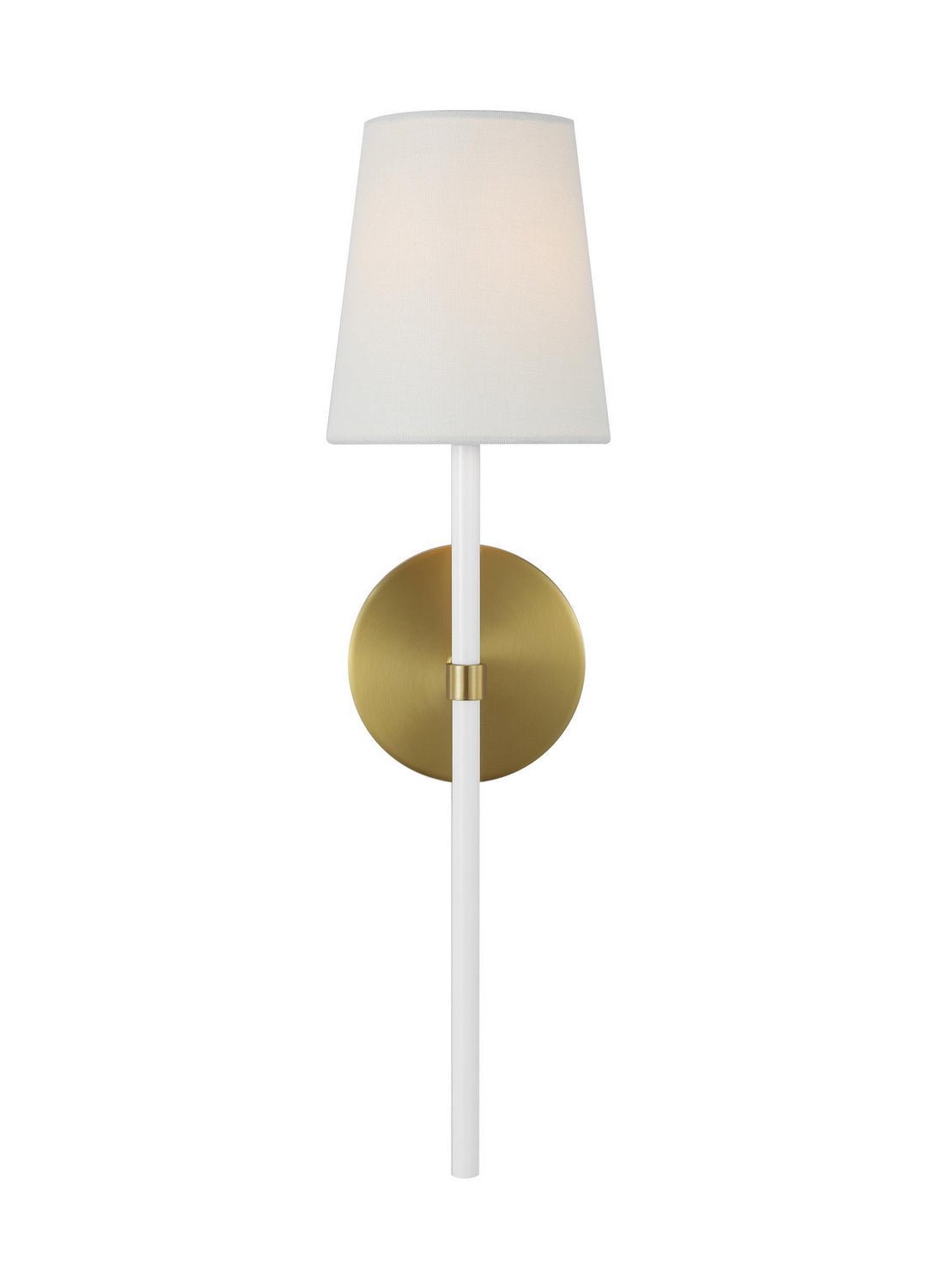 Visual Comfort Studio - KSW1091BBSGW - One Light Wall Sconce - Monroe - Burnished Brass