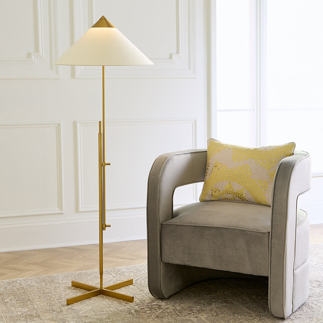 Visual Comfort Studio - KT1291BBS1 - One Light Floor Lamp - Franklin - Burnished Brass