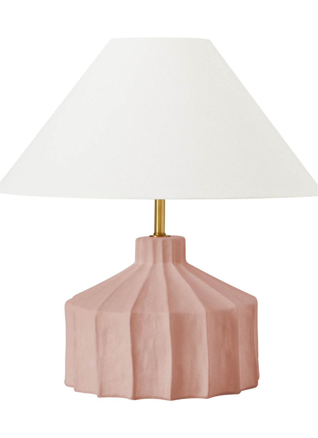 Visual Comfort Studio - KT1321DR1 - One Light Table Lamp - Veneto - Dusty Rose