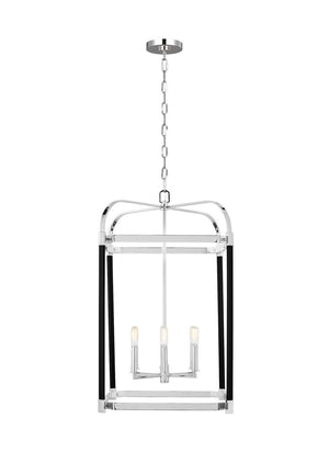 Visual Comfort Studio - LC1156PN - Six Light Lantern - Hadley - Polished Nickel