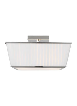 Visual Comfort Studio - LF1044PN - Four Light Flush Mount - Esther - Polished Nickel