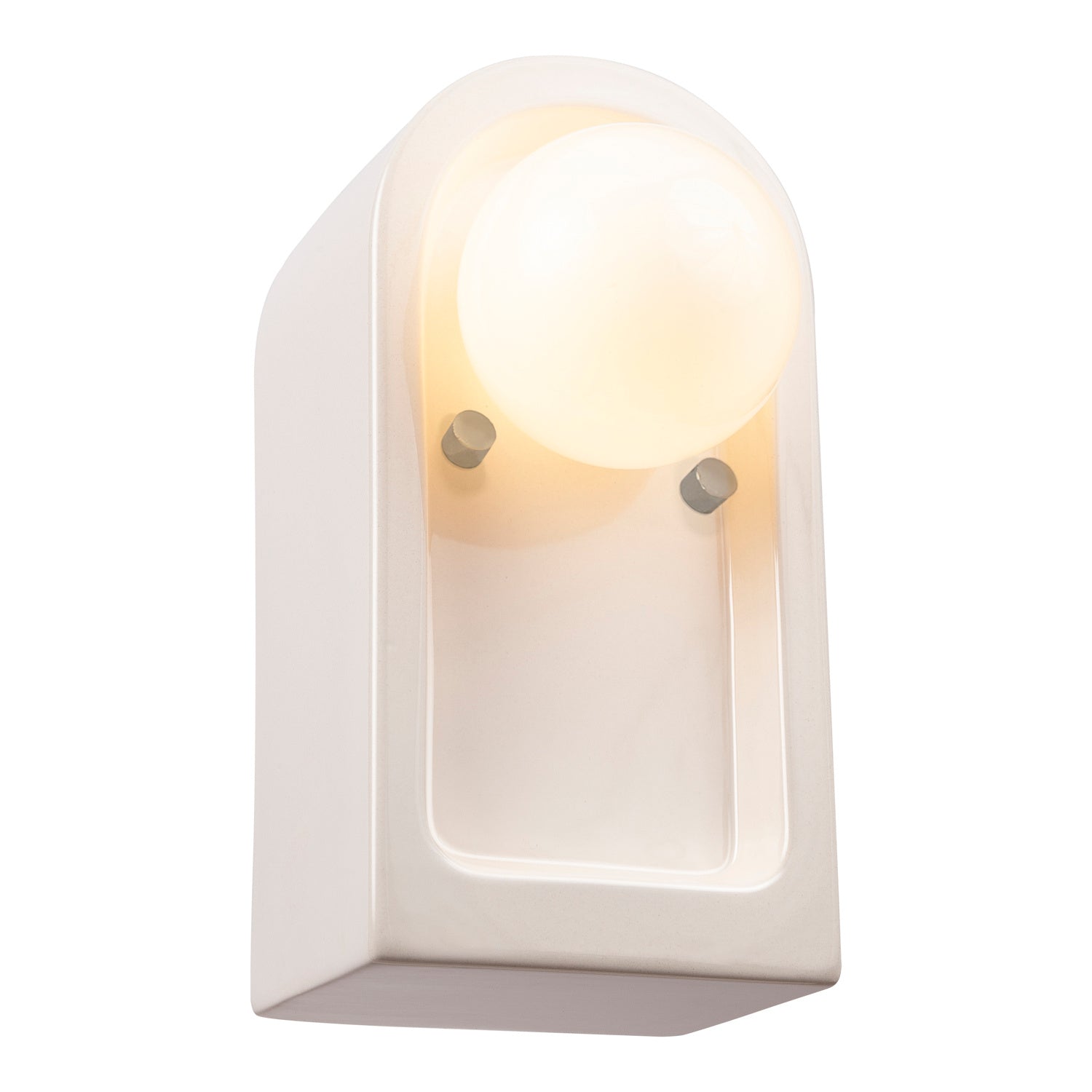 Justice Designs - CER-3010-WHT - One Light Wall Sconce - Ambiance Collection - Gloss White