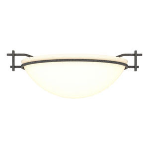 Hubbardton Forge - 124251-SKT-20-GG0045 - One Light Semi-Flush Mount - Moonband - Natural Iron