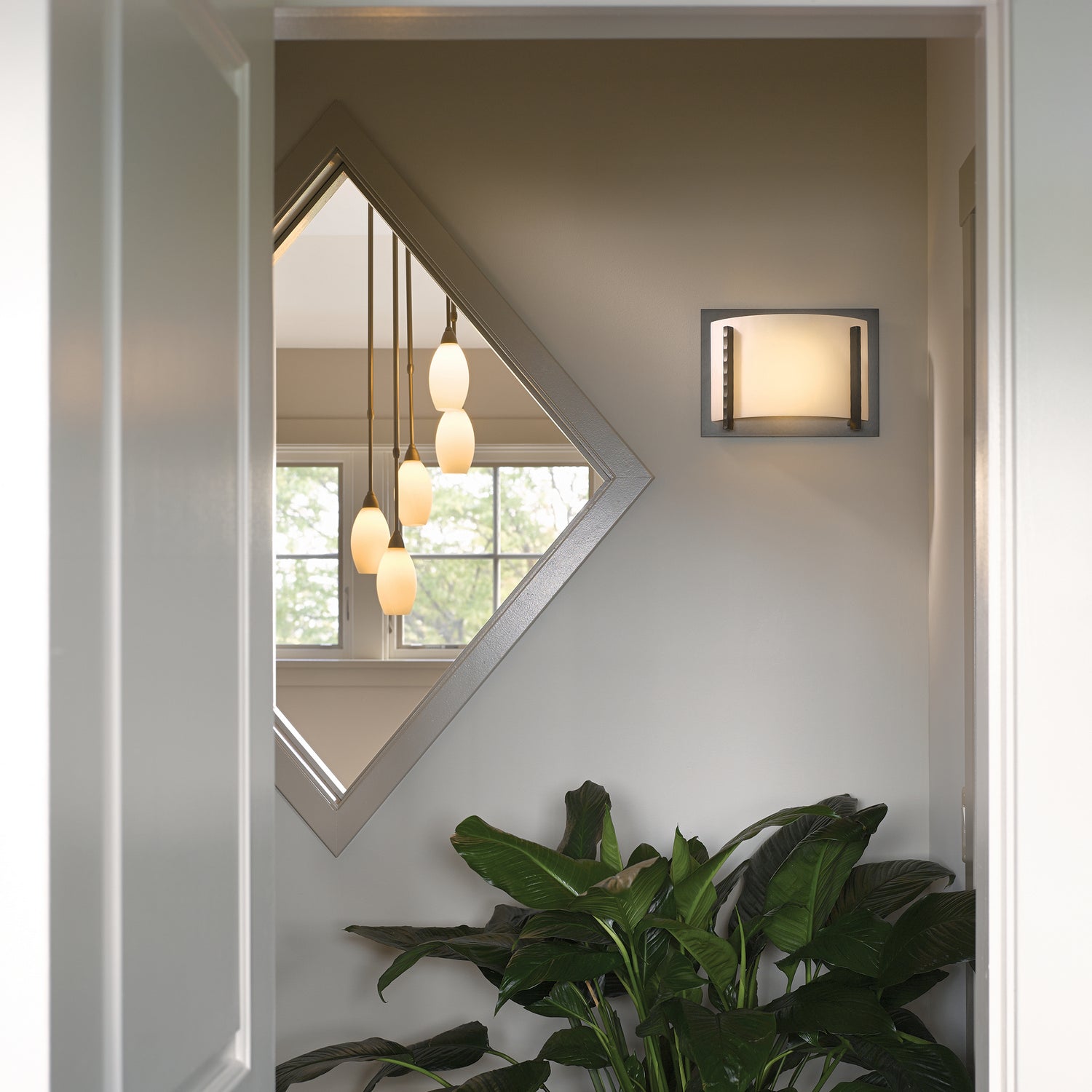Hubbardton Forge - 206740-SKT-20-BB0402 - Forged Vertical Bars Sconce - Vertical Bar - Natural Iron