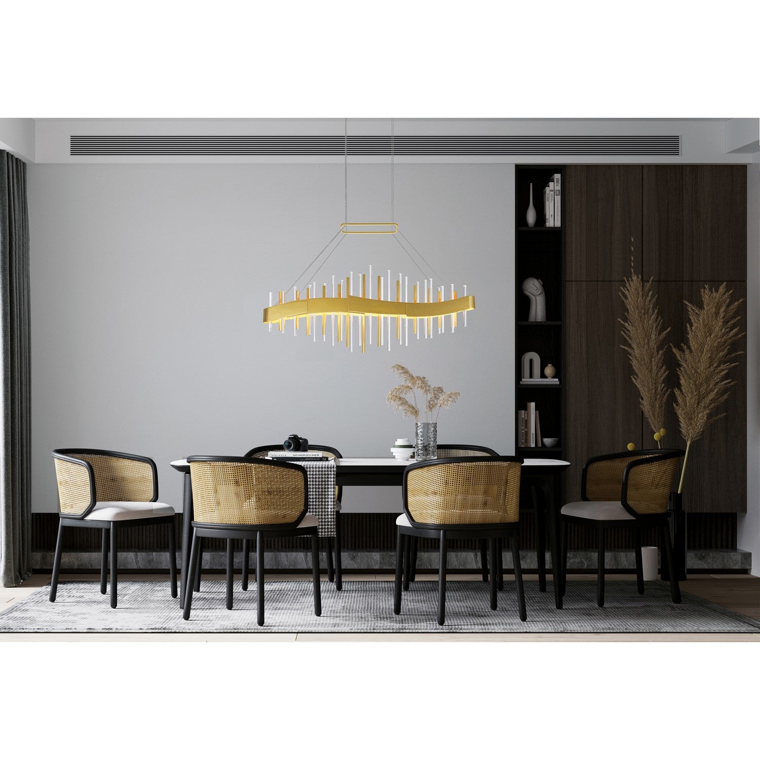 CWI Lighting - 1245P40-602 - LED Chandelier - Millipede - Satin Gold