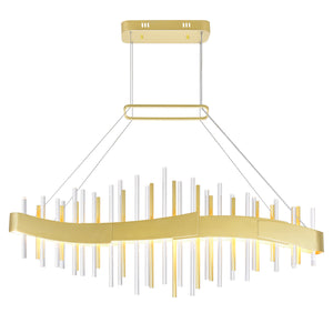 CWI Lighting - 1245P40-602 - LED Chandelier - Millipede - Satin Gold