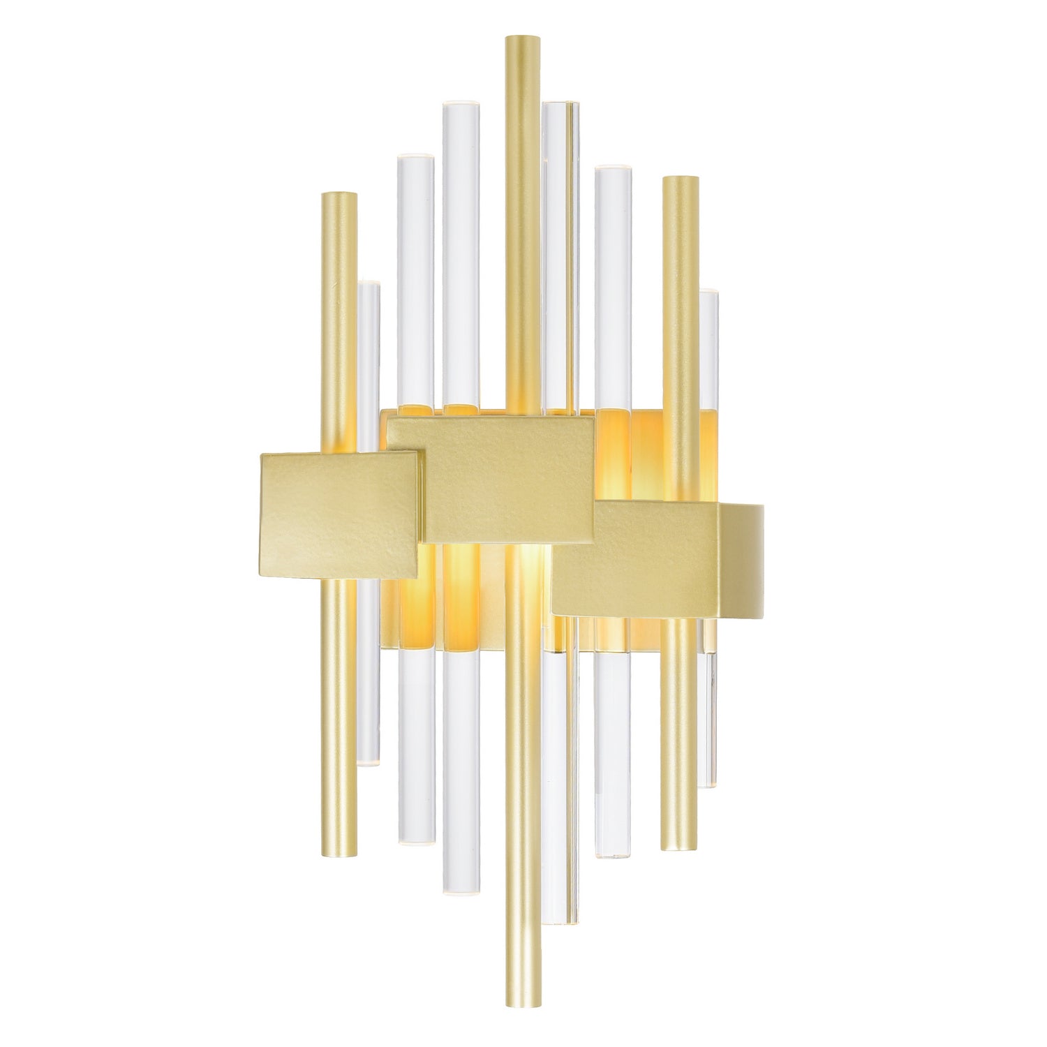 CWI Lighting - 1245W7-1-602 - LED Wall Sconce - Millipede - Satin Gold