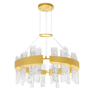 CWI Lighting - 1246P32-602 - LED Chandelier - Guadiana - Satin Gold