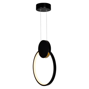 CWI Lighting - 1297P10-1-101 - LED Mini Pendant - Pulley - Black