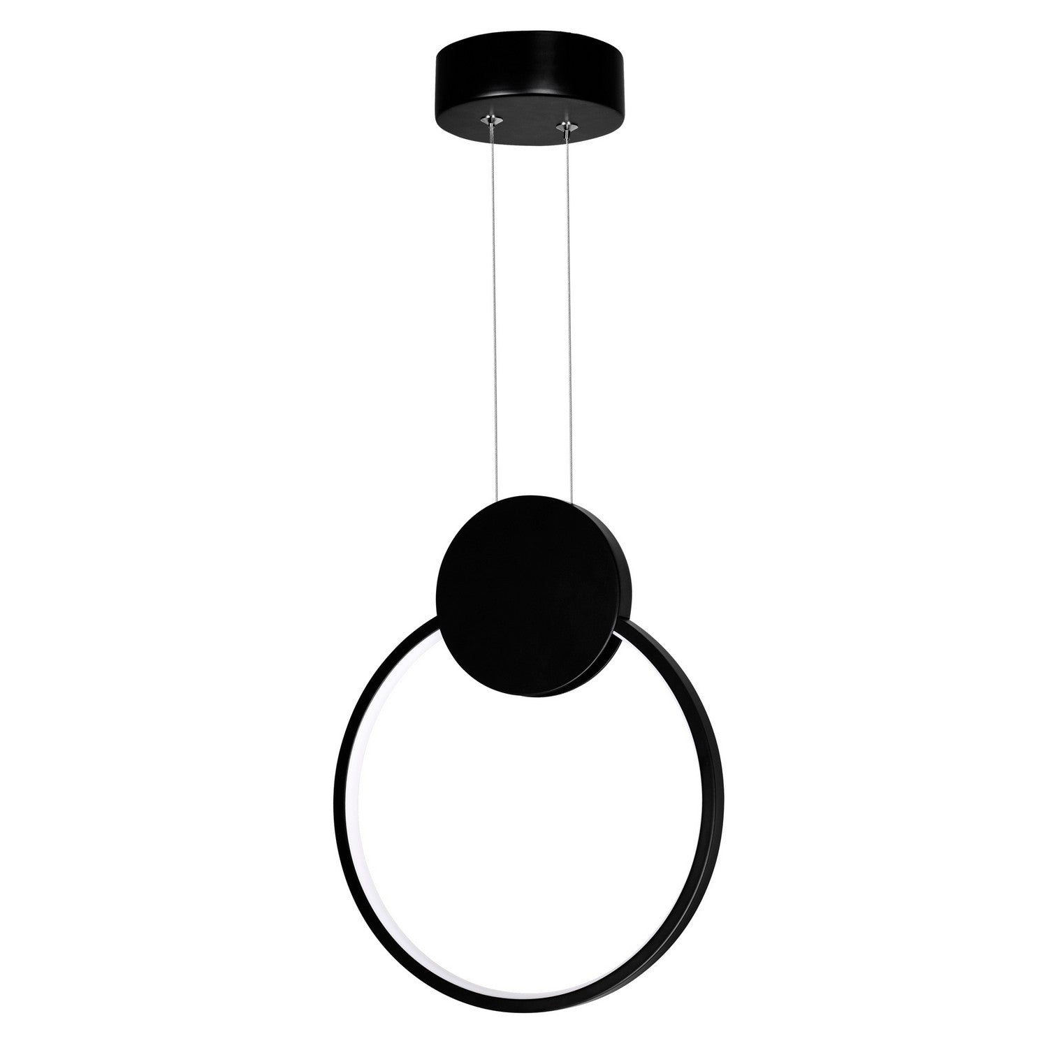 CWI Lighting - 1297P10-1-101 - LED Mini Pendant - Pulley - Black