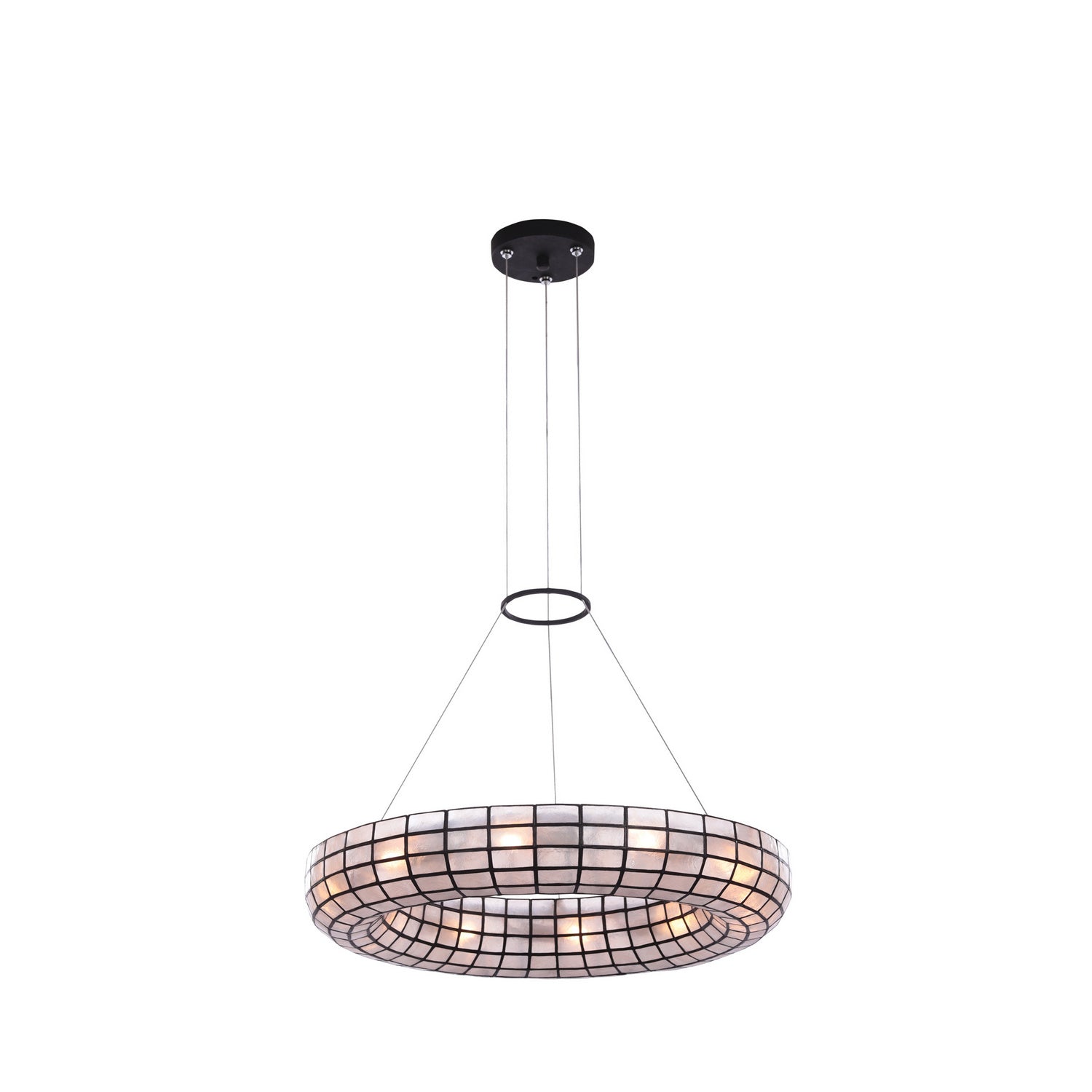 Kalco - 514955MB - Ten Light Pendant - Sanibel - Matte Black