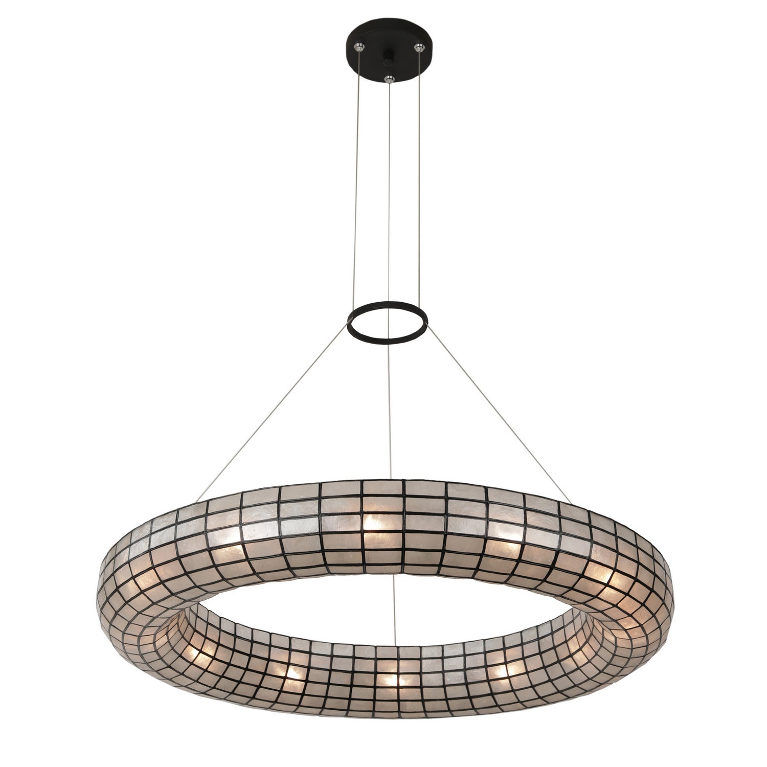 Kalco - 514956MB - 12 Light Pendant - Sanibel - Matte Black