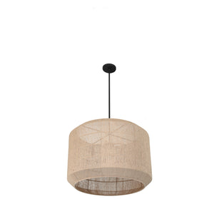 Kalco - 515456MB - Five Light Pendant - Cebu - Matte Black