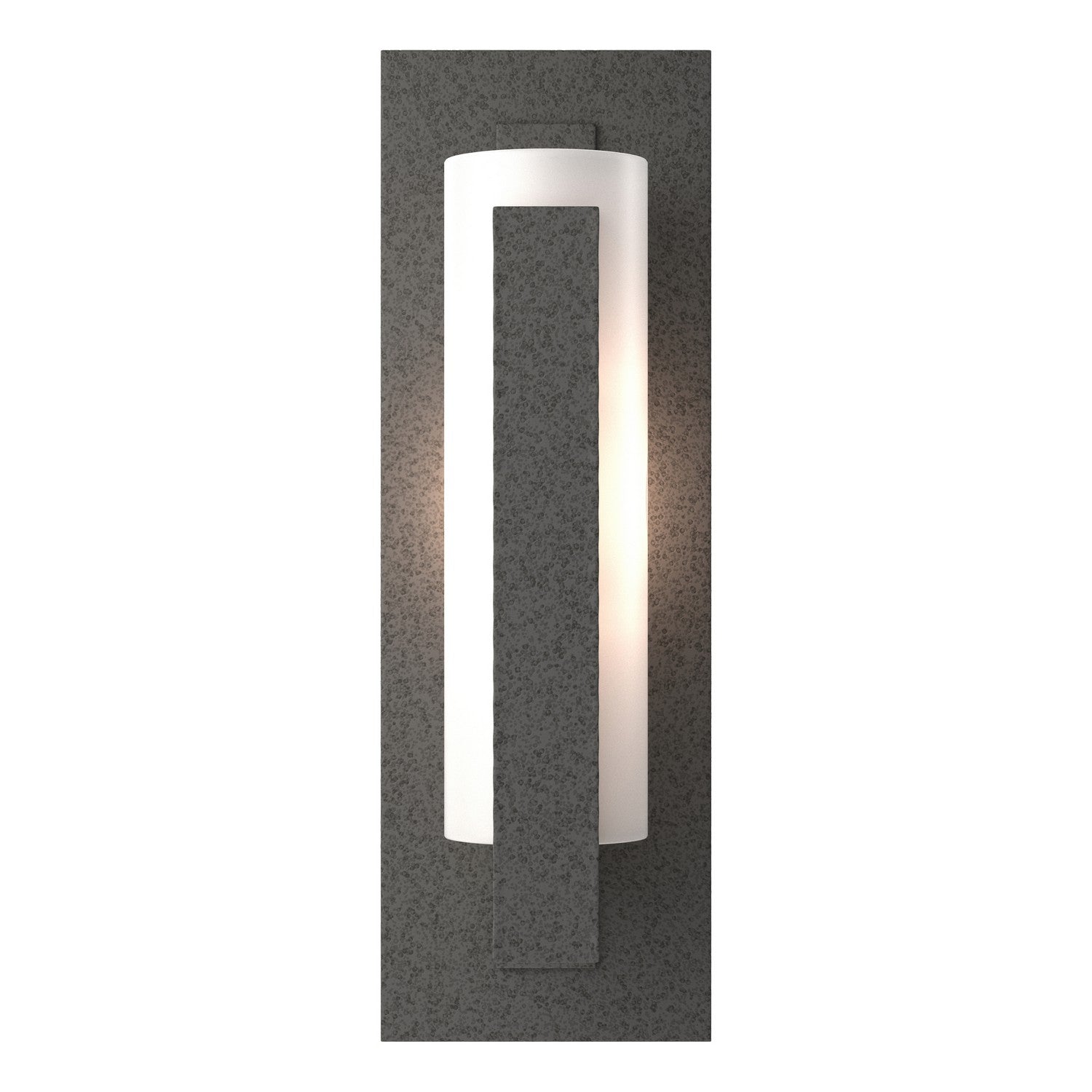 Hubbardton Forge - 217185-SKT-20-GG0065 - Forged Vertical Bar Sconce - Steel Backplate - Vertical Bar - Natural Iron