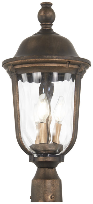 Minka-Lavery - 73248-748 - Three Light Outdoor Post Mount - Havenwood - Tauira Bronze And Alder Silver
