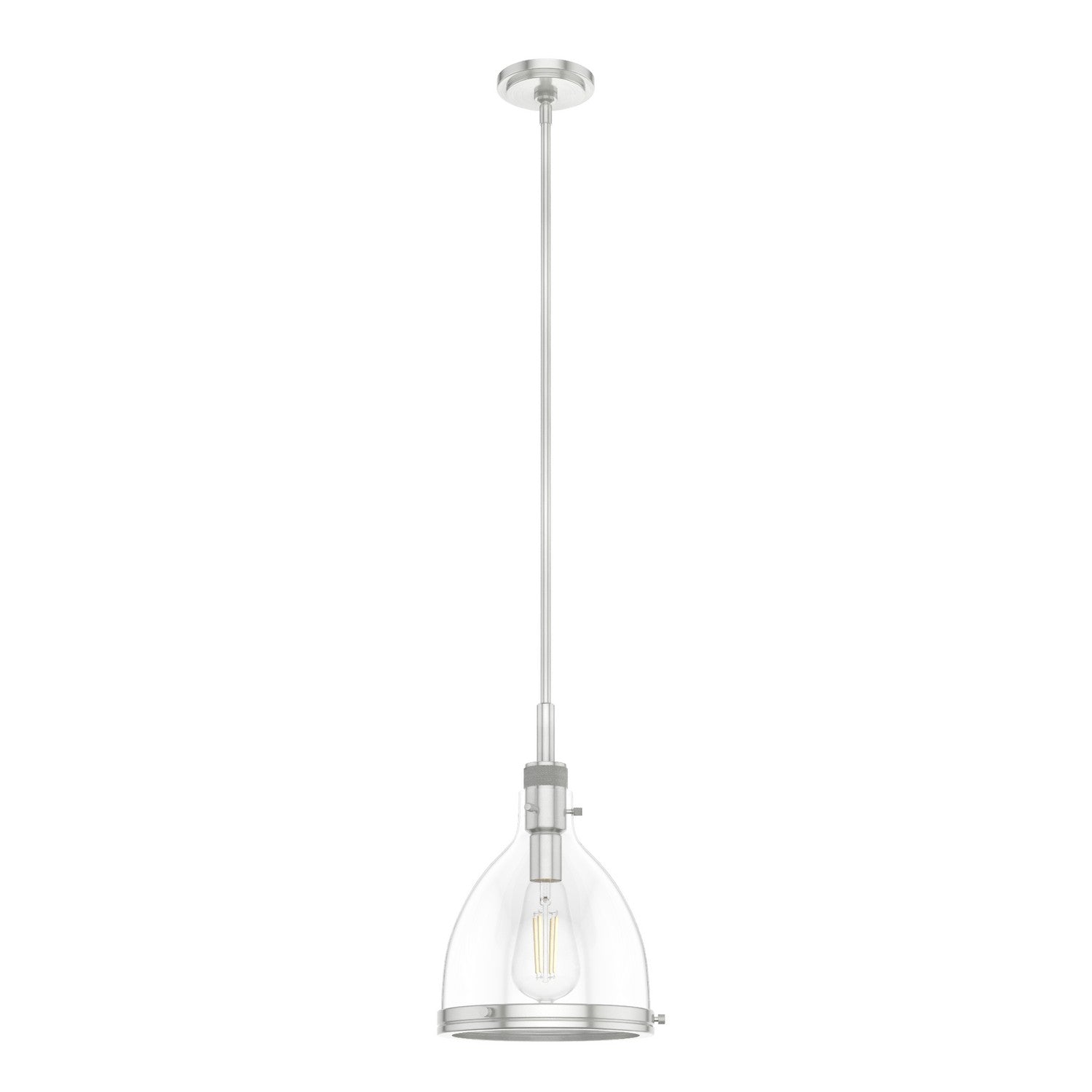 Hunter - 19346 - One Light Pendant - Van Nuys - Brushed Nickel