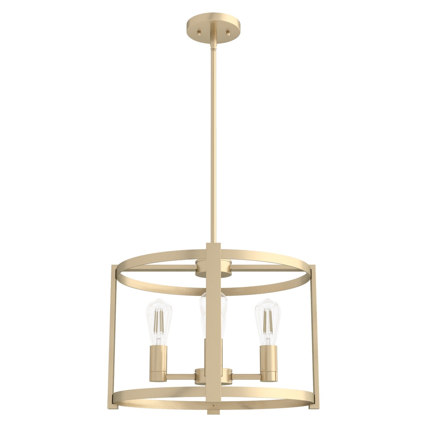 Hunter - 19958 - Four Light Chandelier - Astwood - Alturas Gold
