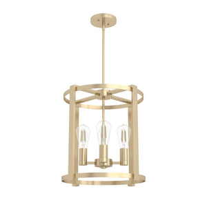 Hunter - 19959 - Four Light Chandelier - Astwood - Alturas Gold