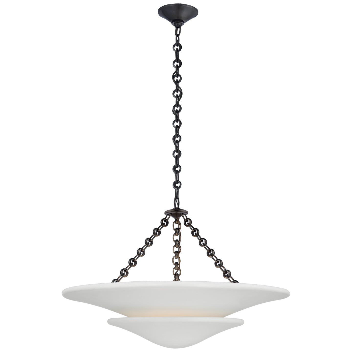 Visual Comfort Signature - ARN 5425BZ-PW - LED Chandelier - Mollino - Bronze