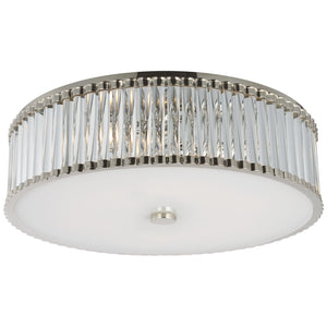 Visual Comfort Signature - CHC 4927PN-CG - LED Flush Mount - Kean - Polished Nickel