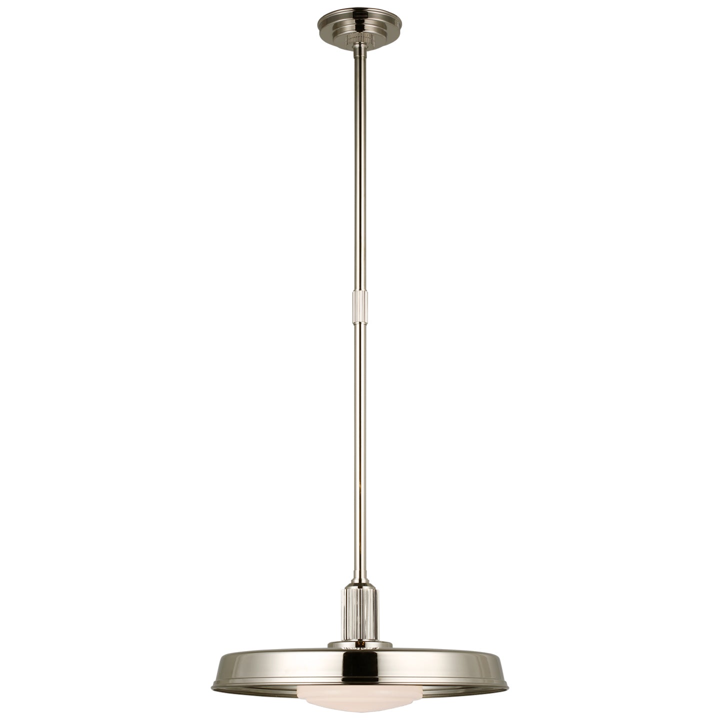 Visual Comfort Signature - CHC 5301PN-WG - LED Pendant - Ruhlmann - Polished Nickel