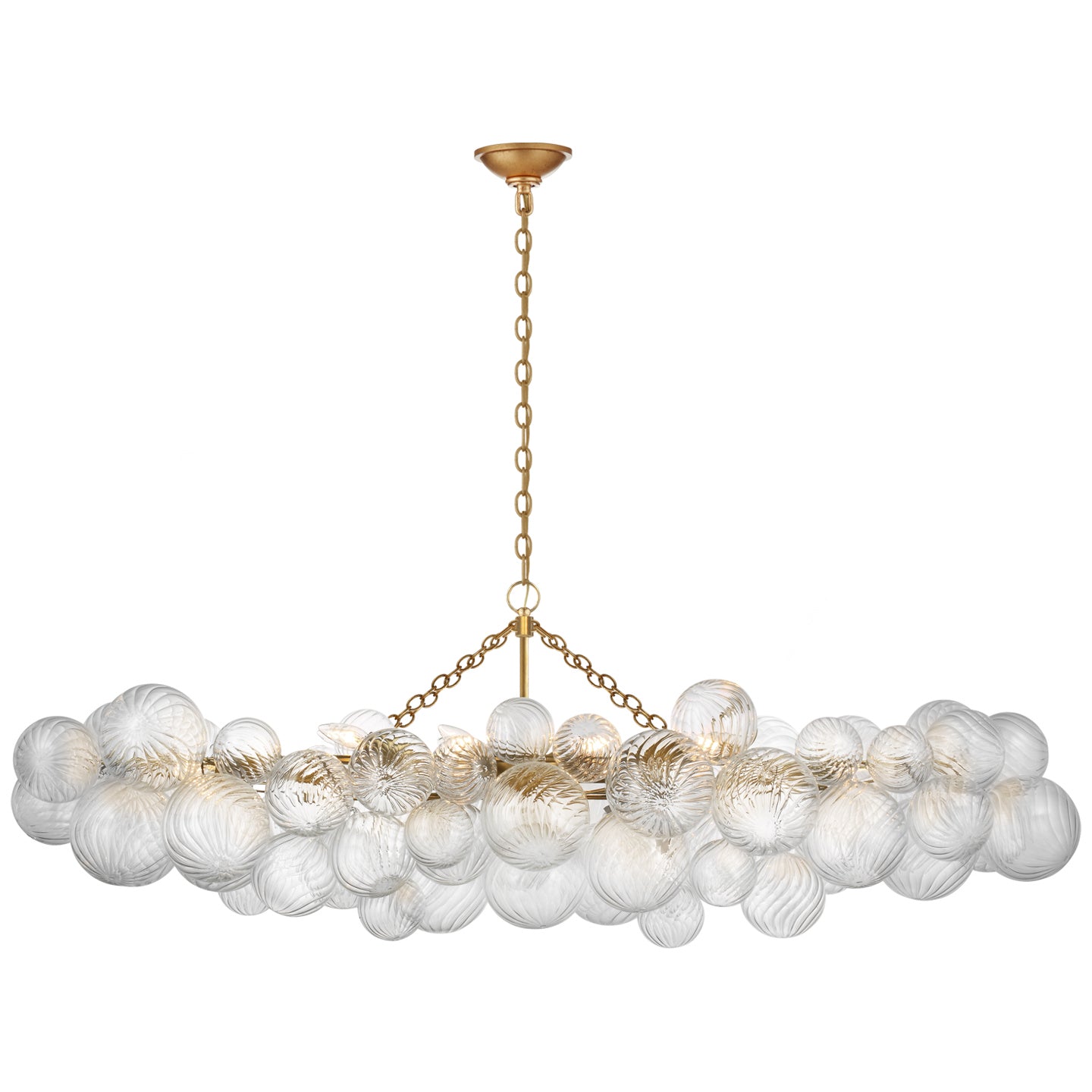 Visual Comfort Signature - JN 5117G-CG - LED Linear Chandelier - Talia - Gild