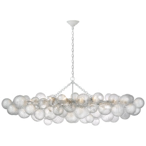 Visual Comfort Signature - JN 5117PW-CG - LED Linear Chandelier - Talia - Plaster White