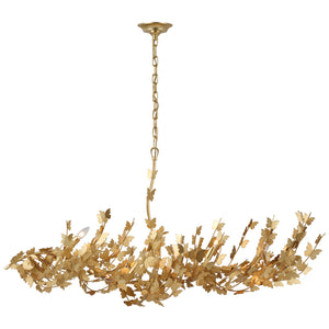 Visual Comfort Signature - JN 5505G - LED Linear Chandelier - Farfalle - Gild