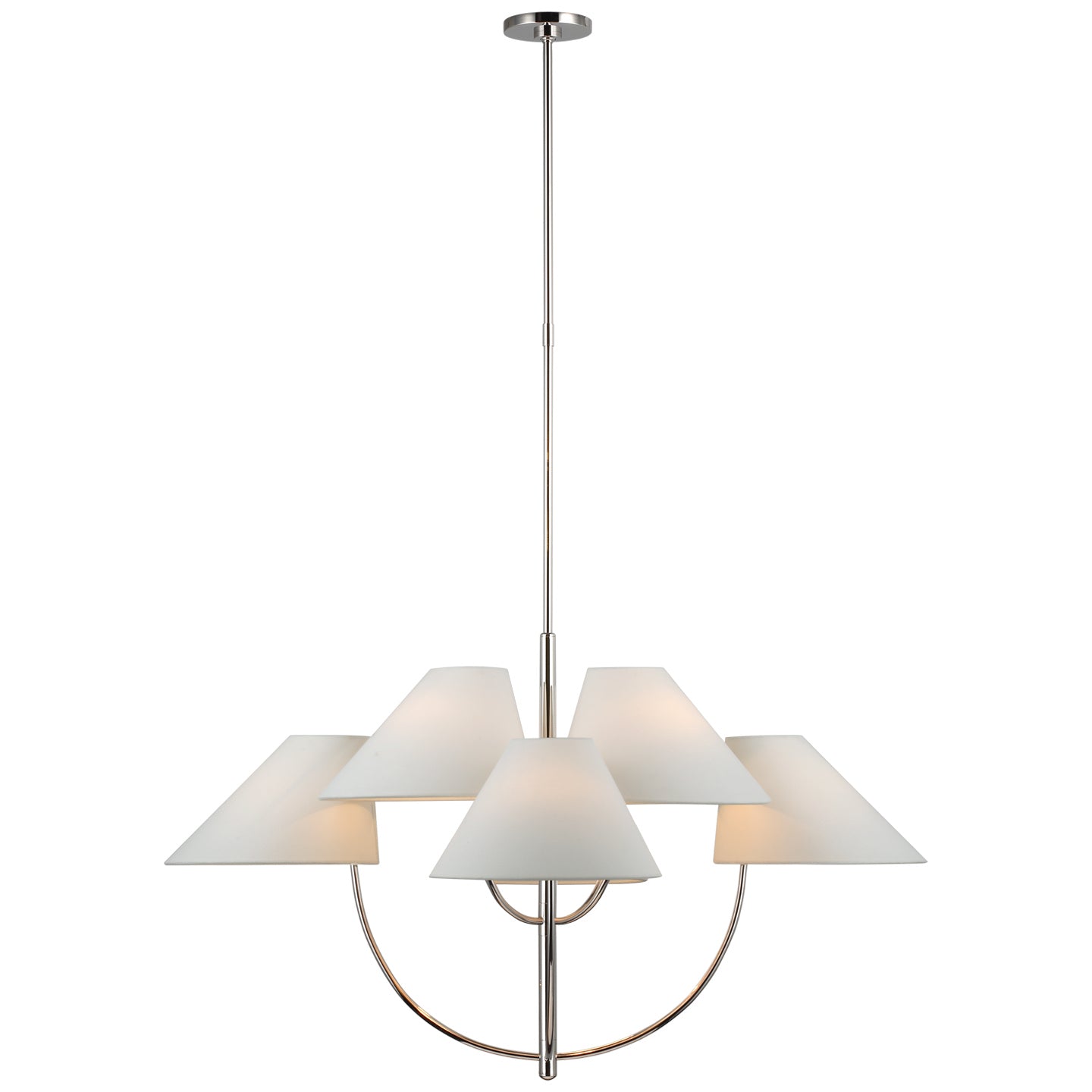 Visual Comfort Signature - KS 5225PN-L - LED Chandelier - Kinsley - Polished Nickel