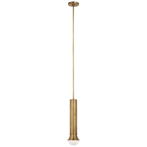 Visual Comfort Signature - KW 5220AB-WG - LED Pendant - Precision - Antique-Burnished Brass