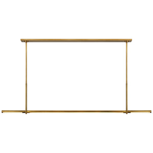 Visual Comfort Signature - KW 5730AB - LED Linear Pendant - Axis - Antique-Burnished Brass