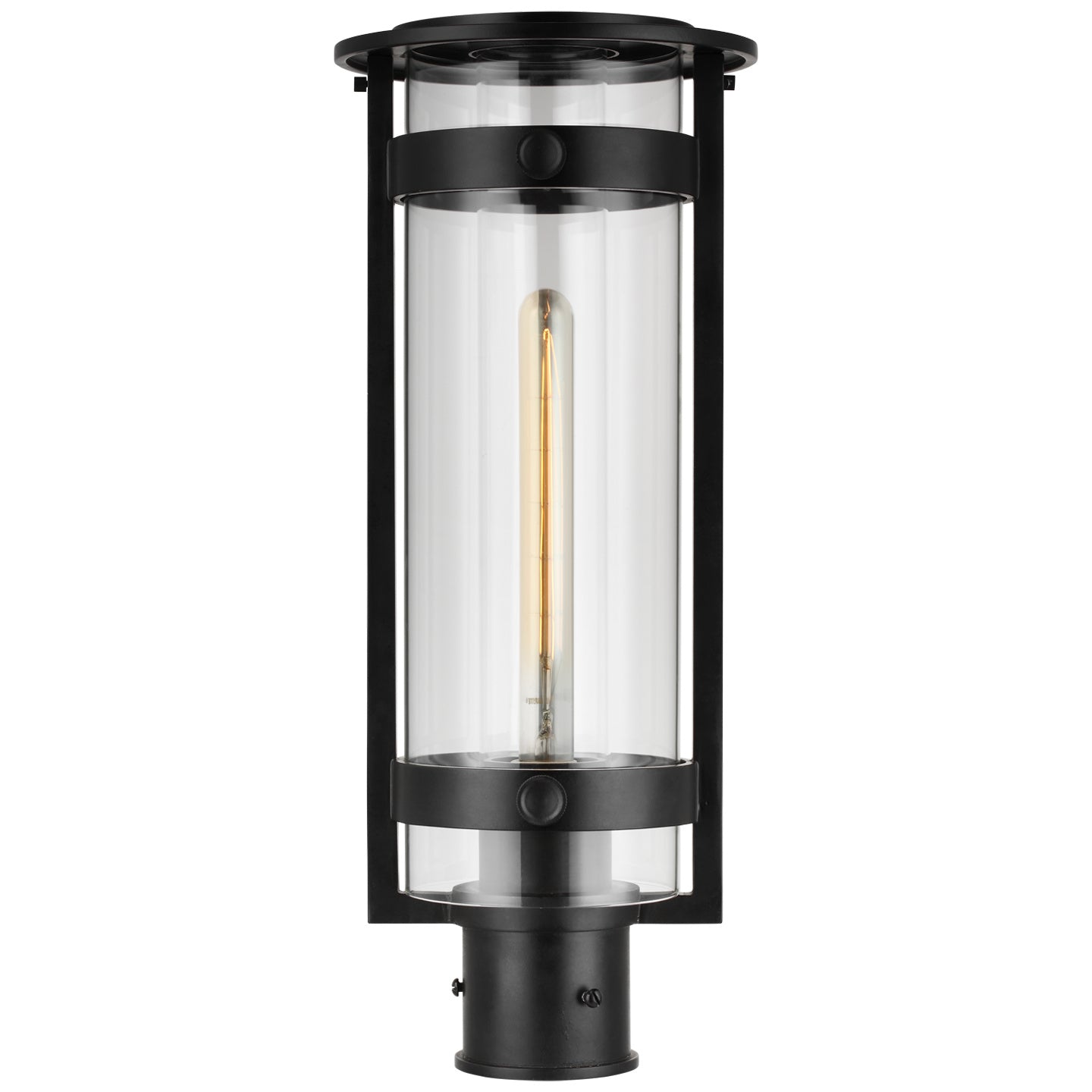 Visual Comfort Signature - S 7760AI-CG - LED Post Lantern - Kears - Aged Iron