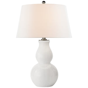 Visual Comfort Signature - SL 3811WG-L - One Light Table Lamp - Gourd - White Glass