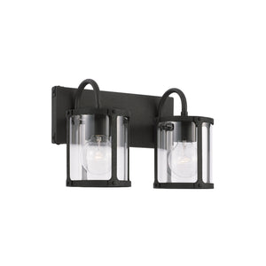 Capital Lighting - 144921BI-527 - Two Light Vanity - Brennen - Black Iron