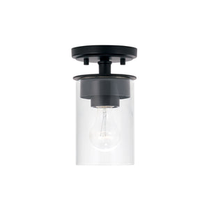 Capital Lighting - 246811MB-532 - One Light Semi Flush Mount - Mason - Matte Black