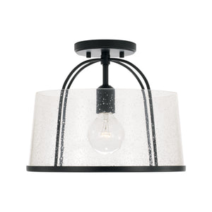 Capital Lighting - 247011MB - One Light Semi Flush Mount - Madison - Matte Black