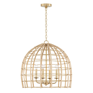 Capital Lighting - 344141MA - Four Light Pendant - Wren - Matte Brass