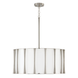 Capital Lighting - 344641BN - Four Light Pendant - Bodie - Brushed Nickel