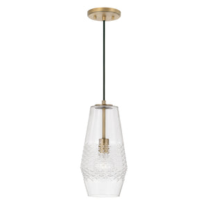 Capital Lighting - 345011AD - One Light Pendant - Dena - Aged Brass