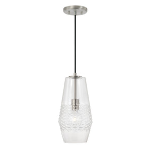 Capital Lighting - 345011BN - One Light Pendant - Dena - Brushed Nickel