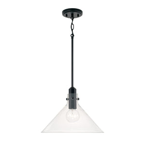 Capital Lighting - 345811MB - One Light Pendant - Greer - Matte Black