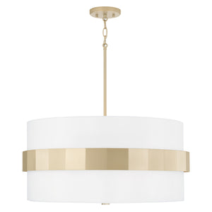 Capital Lighting - 346241SF - Four Light Pendant - Sutton - Soft Gold