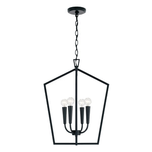 Capital Lighting - 545941MB - Four Light Foyer - Holden - Matte Black